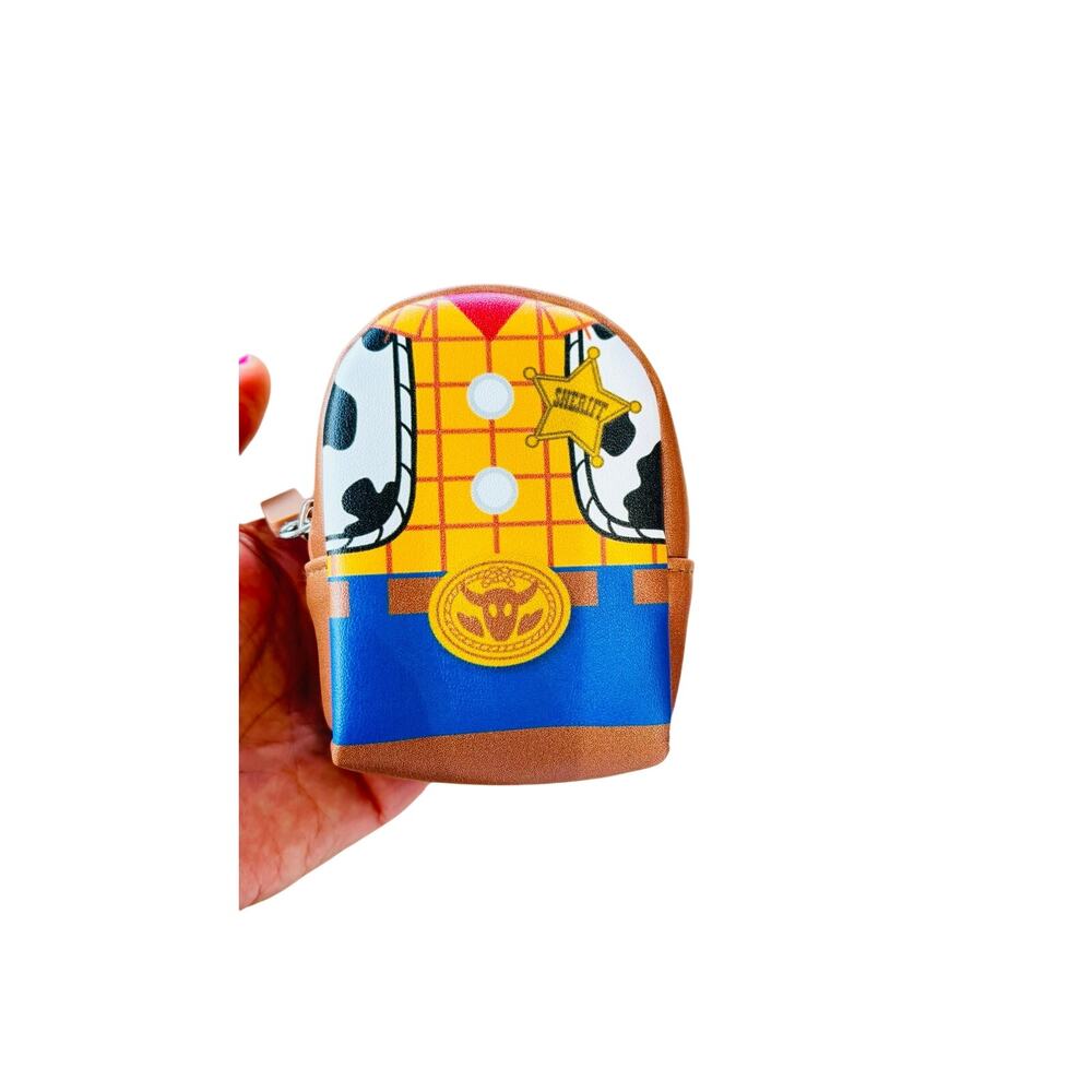 Disney Pixar Woody Toy Story mini keychain backpack coin purse bag charm gift